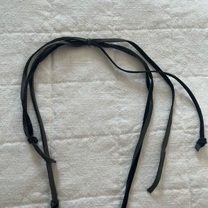 Black Leather Strap Accessory